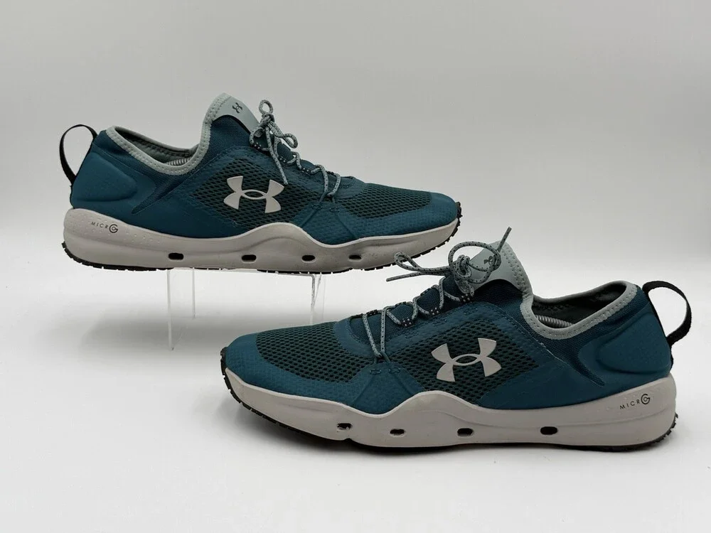 Under Armour Shoes Men’s Size 14 Sneakers Teal Athletic Gym Running